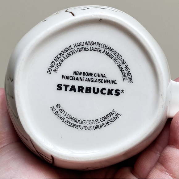 Starbucks 2013 Anniversary Mug Etched Siren - White, 12 Fl Oz - Picture 11 of 11